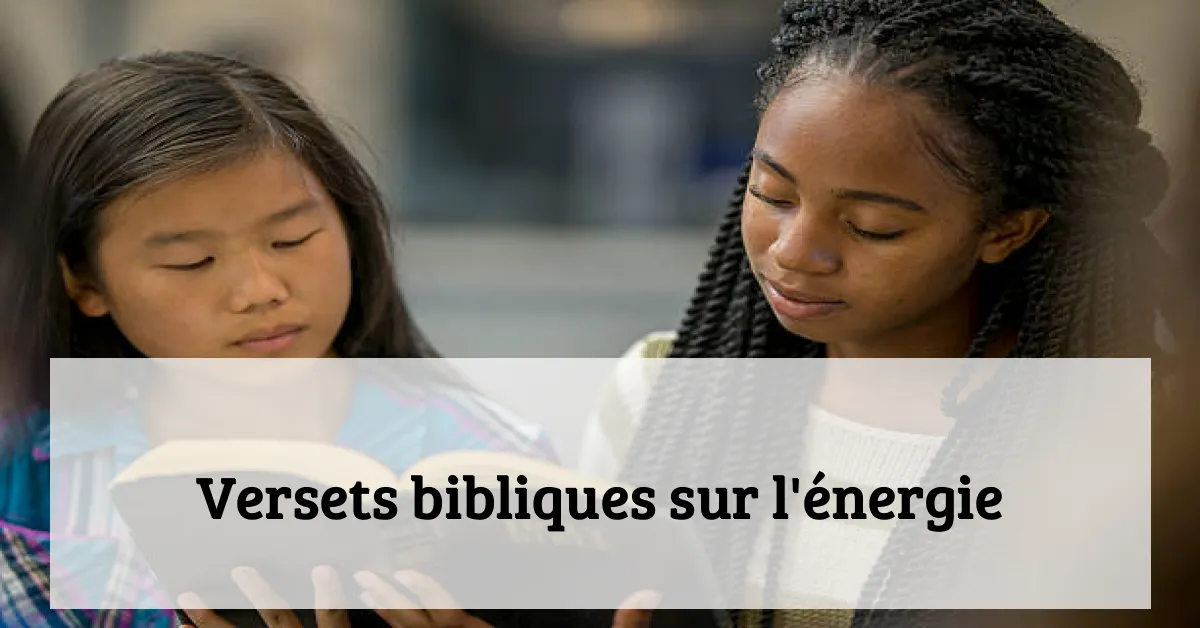 Versets bibliques sur l'énergie