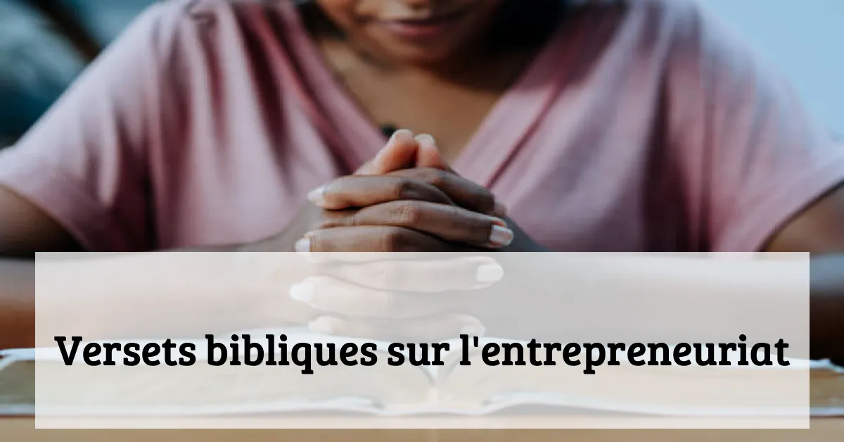 Versets bibliques sur l'entrepreneuriat