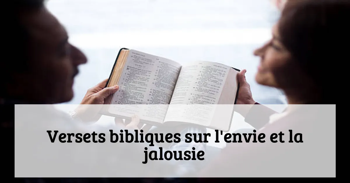 Versets bibliques sur l'envie et la jalousie