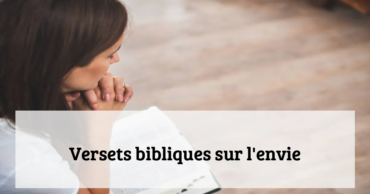 Versets bibliques sur l'envie