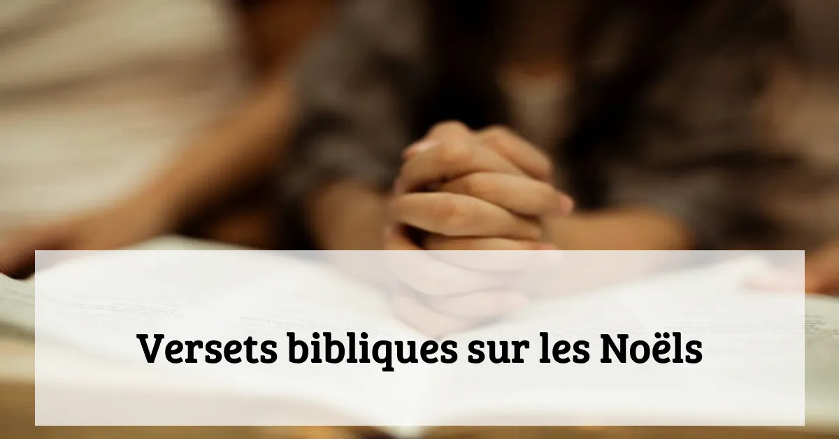 Versets bibliques sur les Noëls