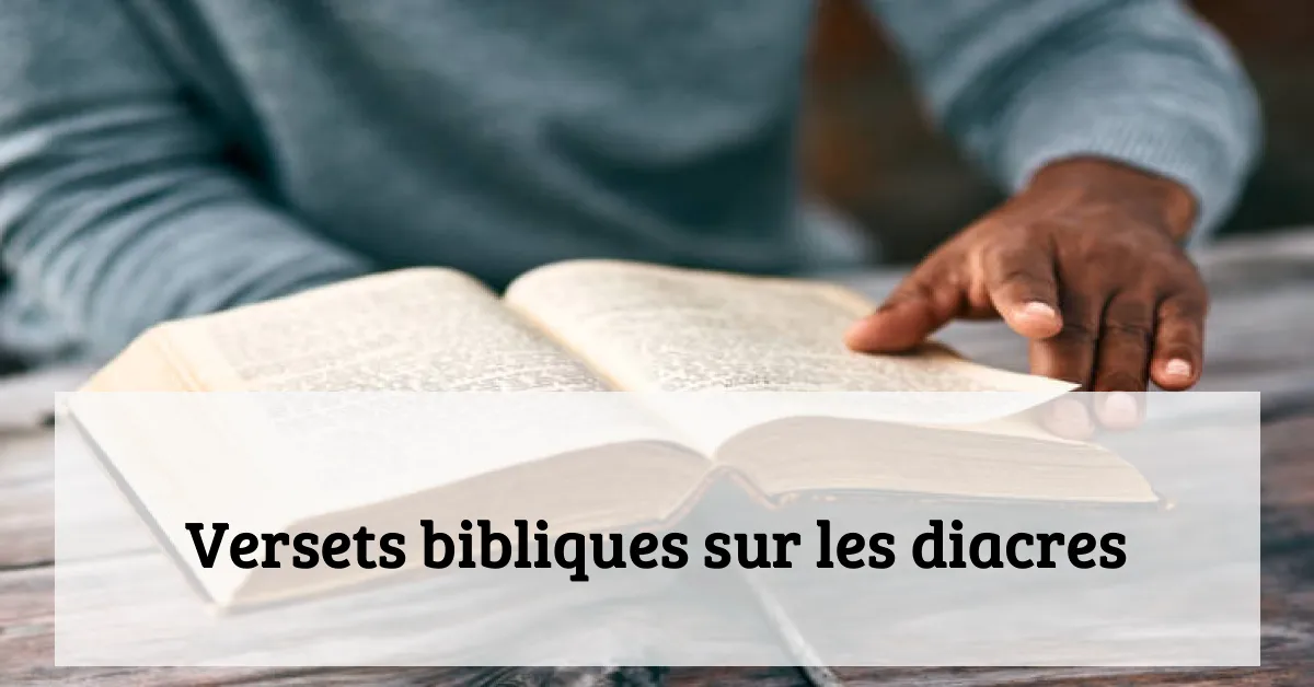 Versets bibliques sur les diacres
