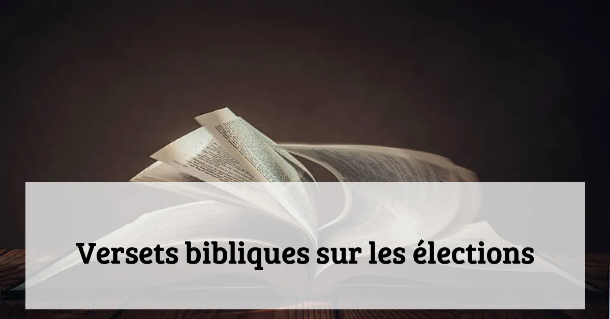 Versets bibliques sur les élections