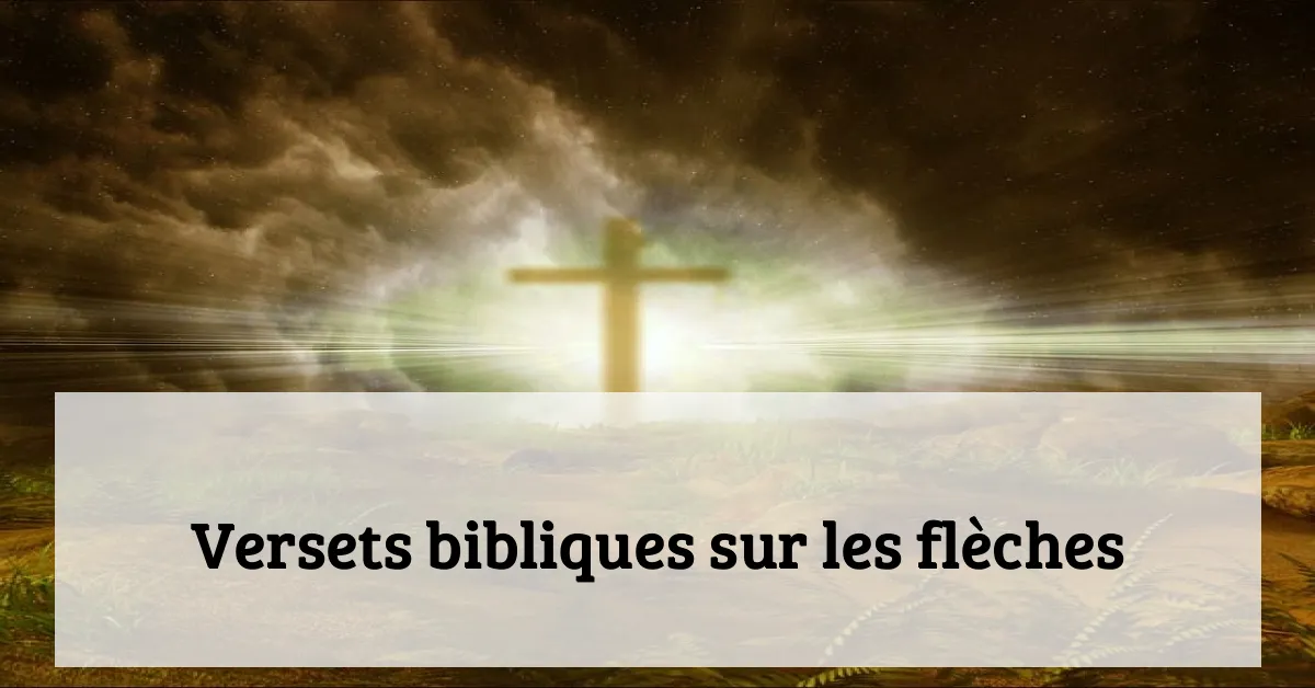 Versets bibliques sur les flèches
