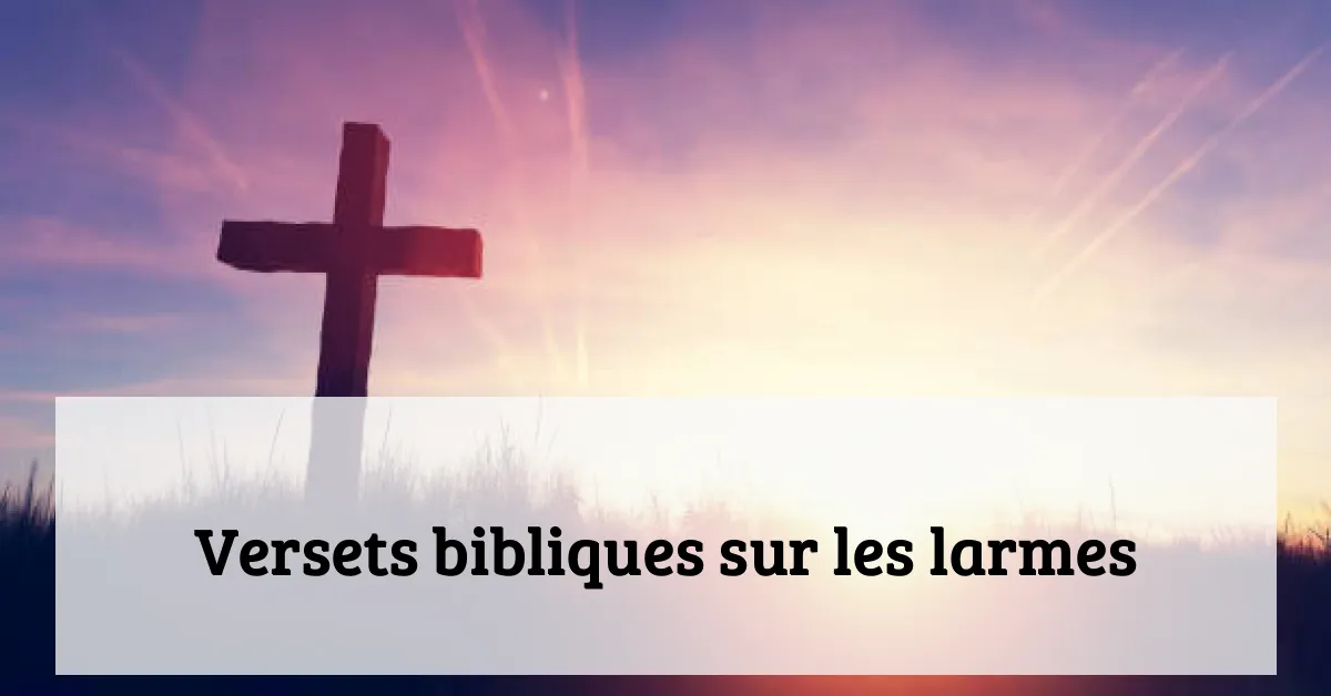 Versets bibliques sur les larmes