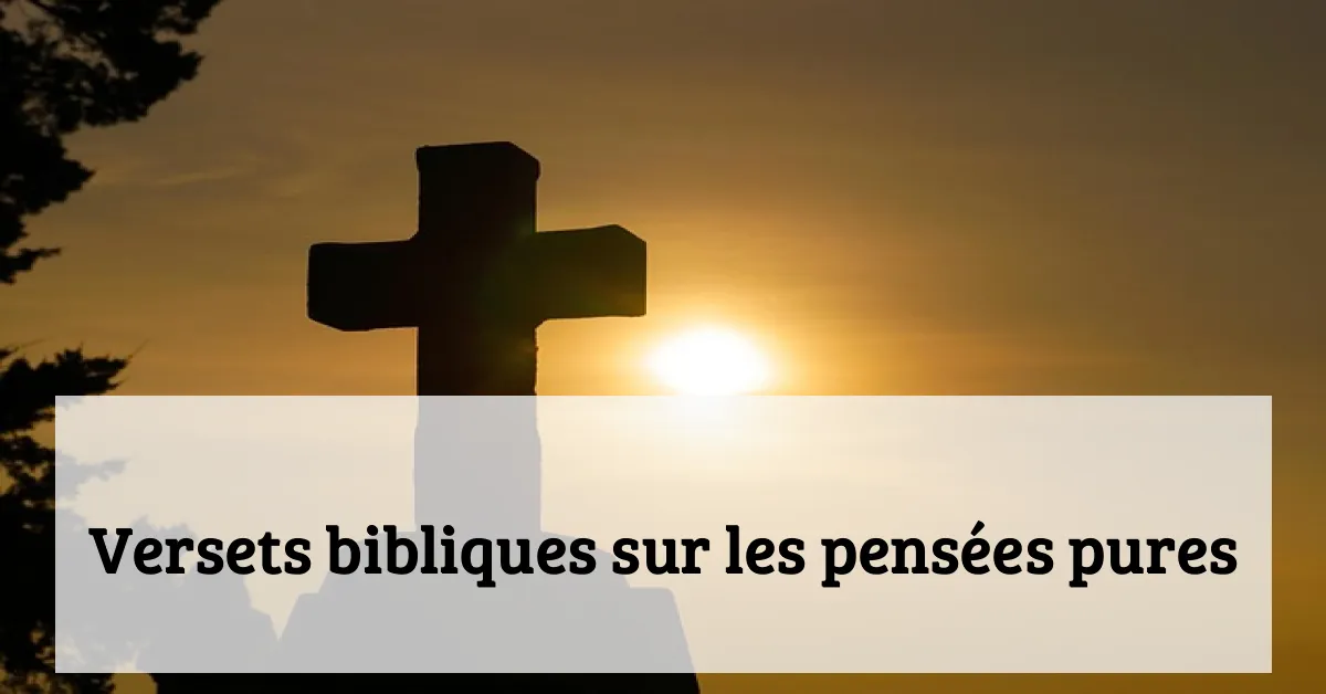 Versets bibliques sur les pensées pures