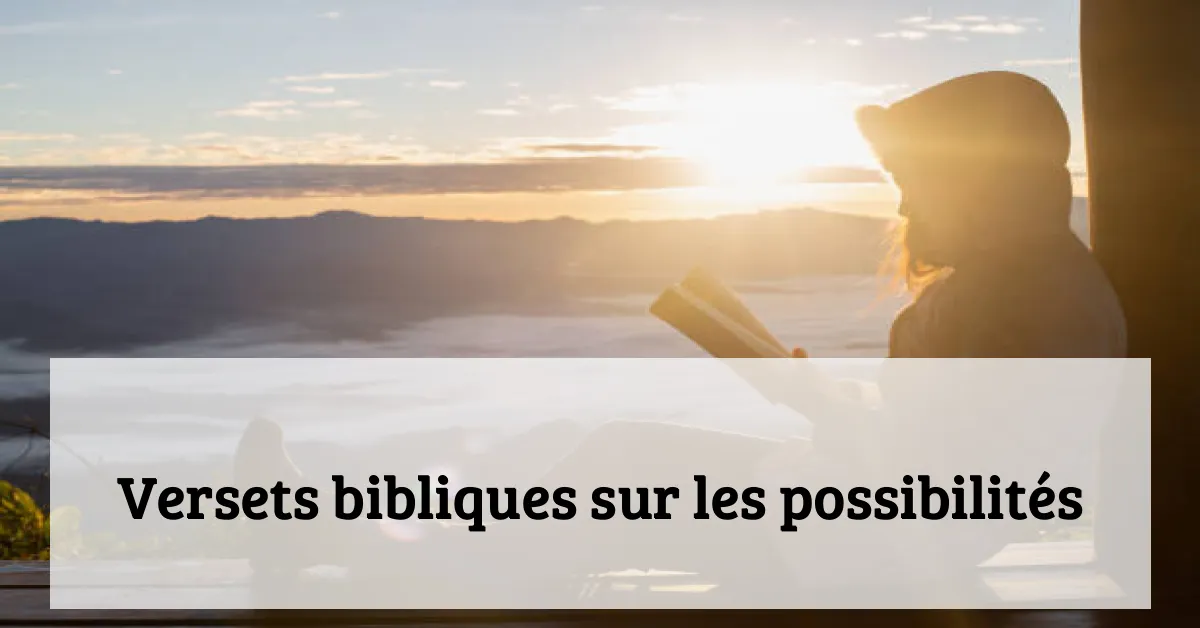 Versets bibliques sur les possibilités