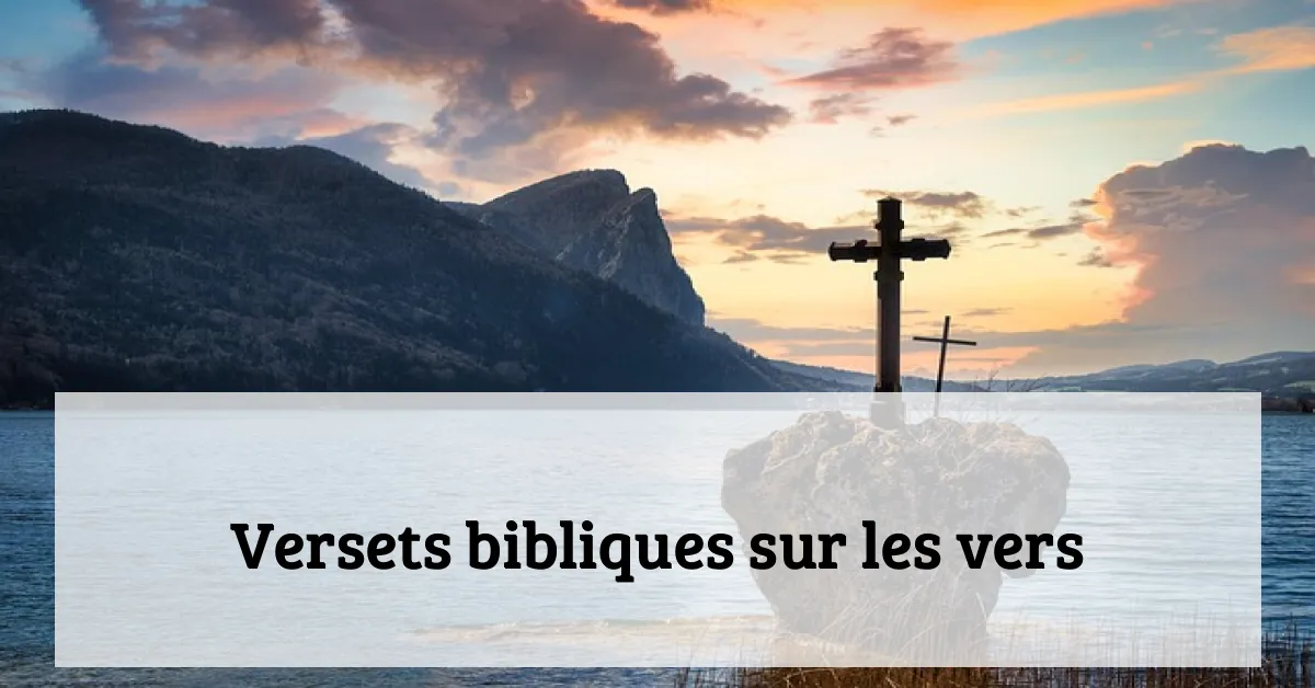 Versets bibliques sur les vers