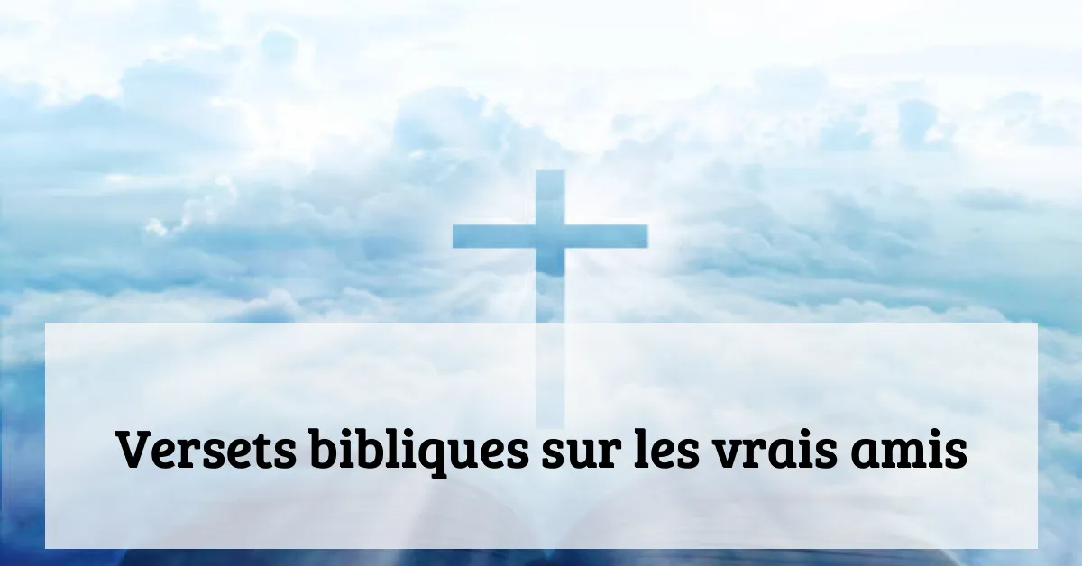 Versets bibliques sur les vrais amis