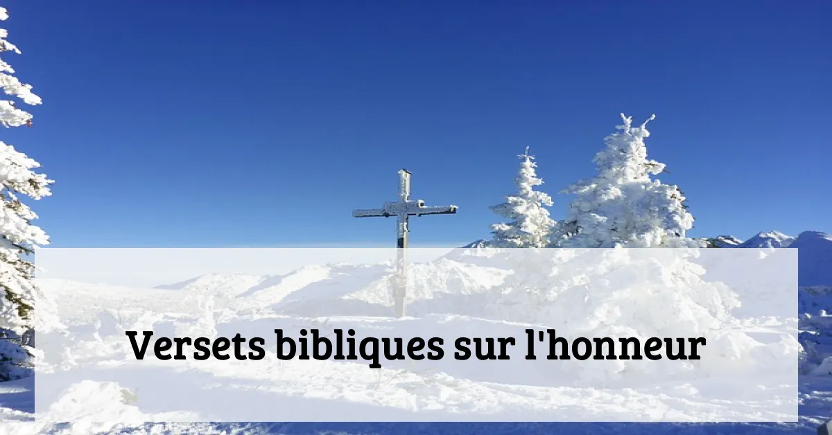 Versets bibliques sur l'honneur