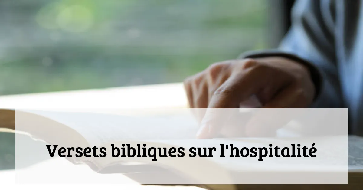 Versets bibliques sur l'hospitalité