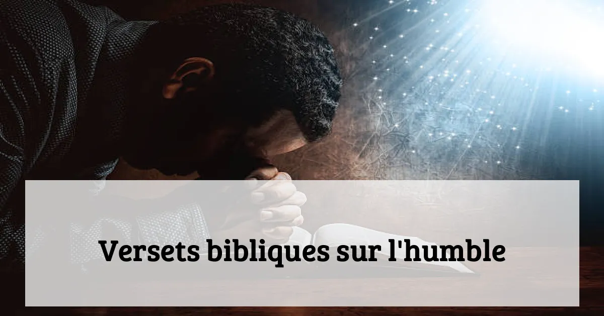 Versets bibliques sur l'humble