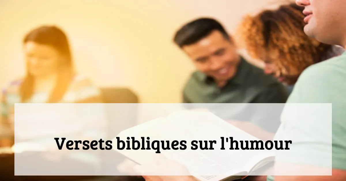 Versets bibliques sur l'humour