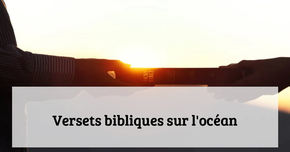 Versets bibliques sur l'océan