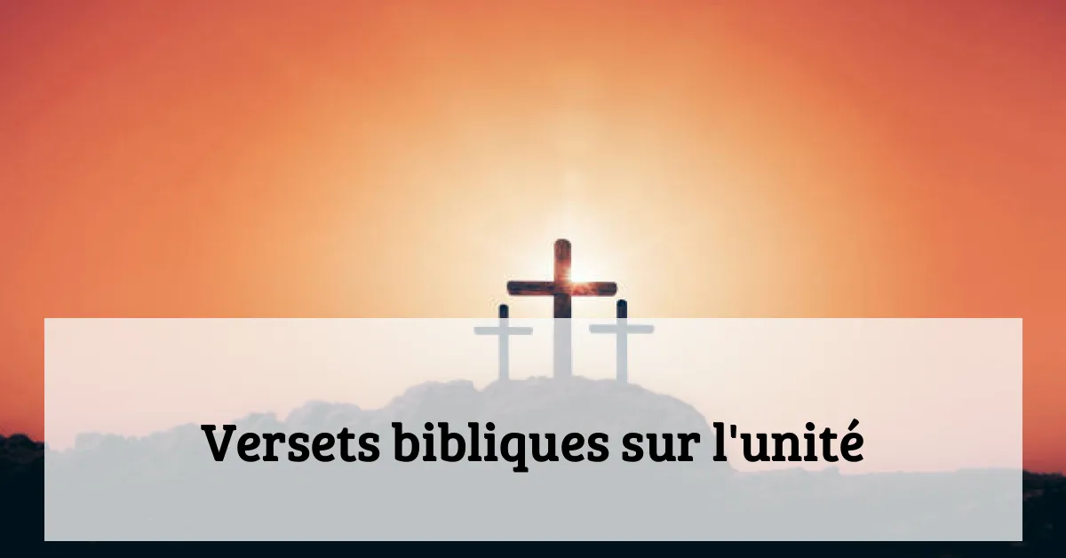 Versets bibliques sur l'unité