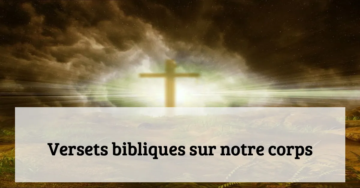 Versets bibliques sur notre corps