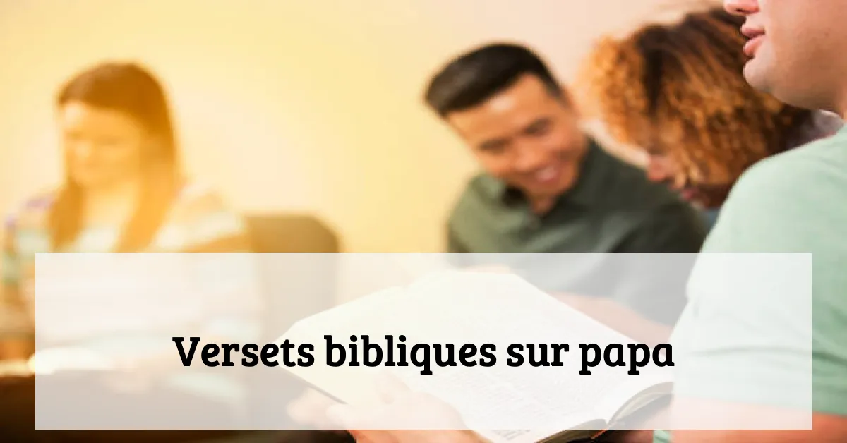 Versets bibliques sur papa