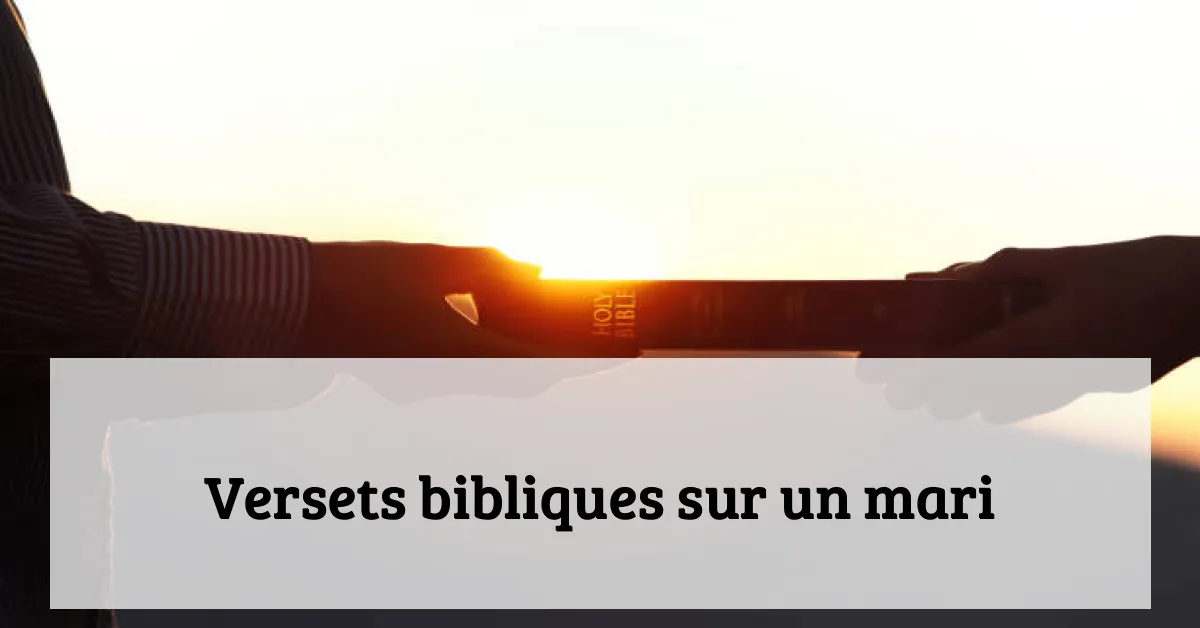 Versets bibliques sur un mari