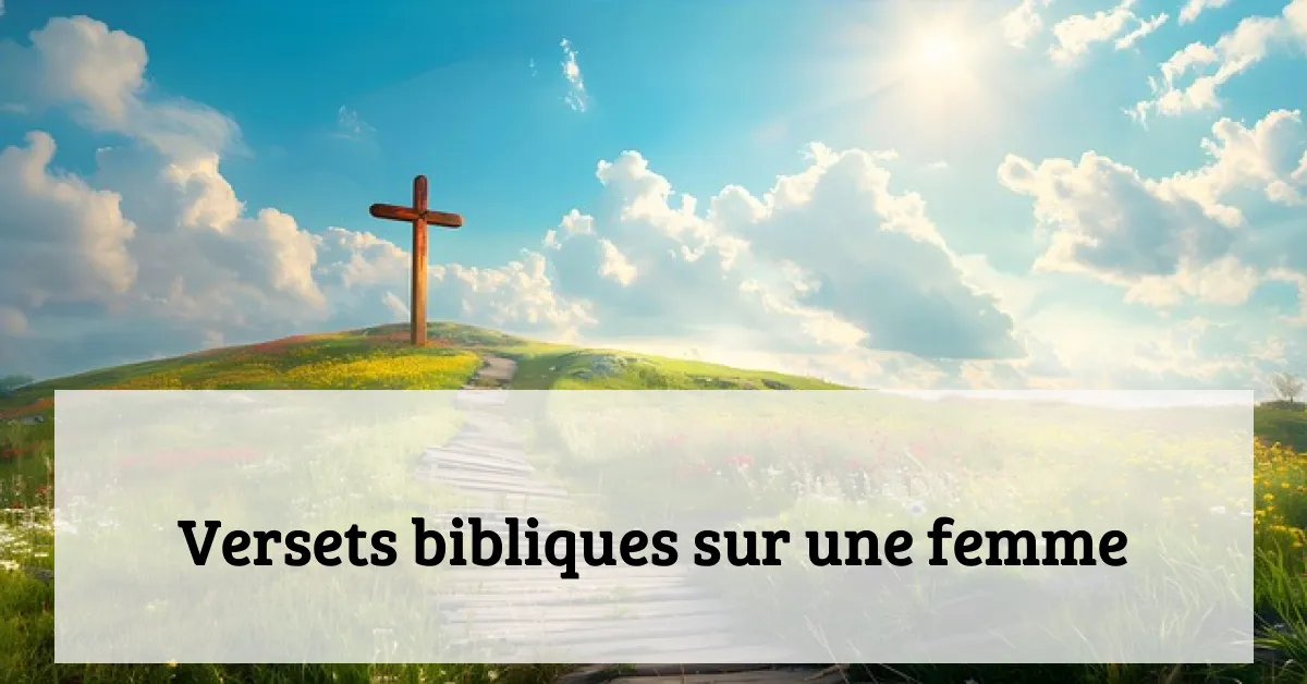 Versets bibliques sur une femme
